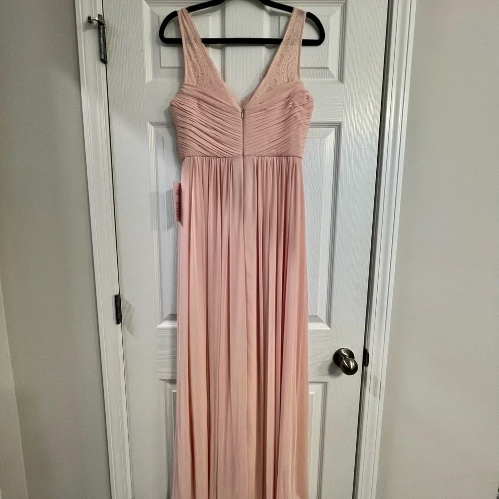 NWT BHLDN Nouvelle Fleur Blush Bridesmaid Dress - Picture 6 of 11